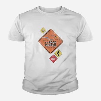 Road Runner Road Sign Youth T-shirt | Crazezy CA