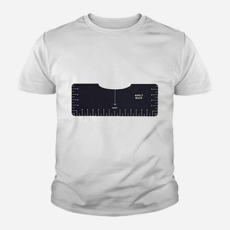 Ruler Guide Alignment Ruler Youth T-shirt | Crazezy UK
