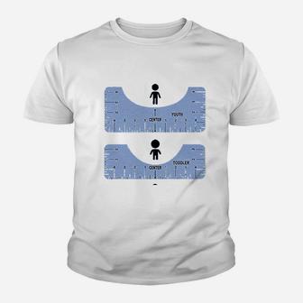 Ruler Guide Alignment Tool Youth T-shirt | Crazezy DE