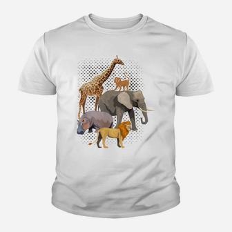 Safari Squad African Safari Animals Funny Zoo Animal Lovers Youth T-shirt | Crazezy UK