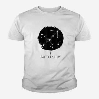 Sagittarius Sign Zodiac Astrology Constellation Star Youth T-shirt | Crazezy DE
