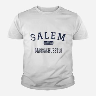 Salem Massachusetts Youth T-shirt | Crazezy DE