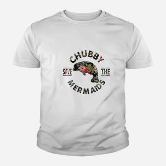 Save The Chubby Mermaids Manatees Lovers Protect Animal Youth T-shirt | Crazezy AU
