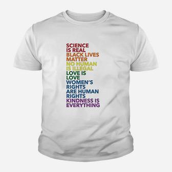 Science Is Real Youth T-shirt | Crazezy DE