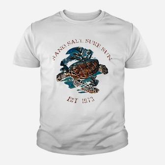Sea Turtle 1973 Youth T-shirt | Crazezy