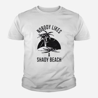 Shady Beach Funny Cute Vacation Youth T-shirt | Crazezy AU