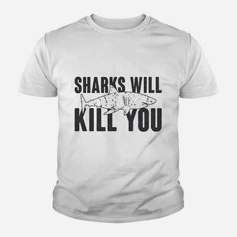 Sharks Animal Lover Youth T-shirt | Crazezy CA