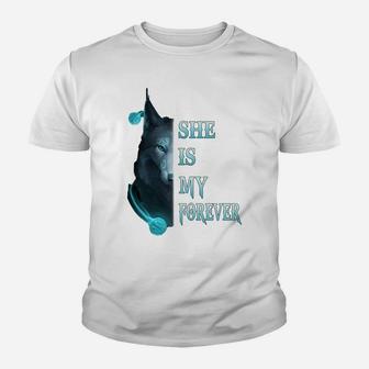 She Is My Forever Wolf Friendship Best Friend Bff Matching Youth T-shirt | Crazezy AU