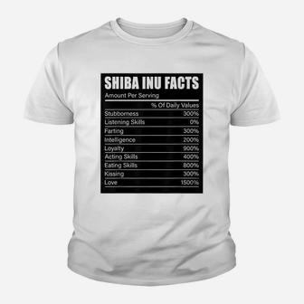 Shiba Inu Dog Lover Shiba Inu Dog Facts Shiba Inu Dog Youth T-shirt | Crazezy DE