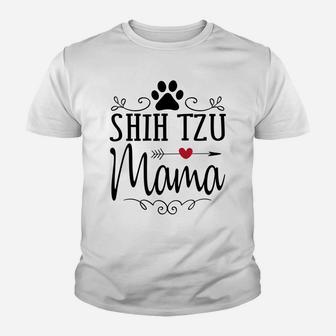 Shih Tzu Mama - Shih Tzu Mama Shirt Gift For Shih Tzu Lover Youth T-shirt | Crazezy CA