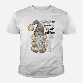 Snuggle Up Gnomies It’S Cold Outside Gnome Youth T-shirt | Crazezy