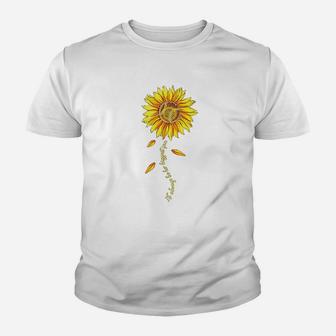 Softball Lover I Woll Be Her Biggest Fan Always Sunflower Youth T-shirt | Crazezy CA