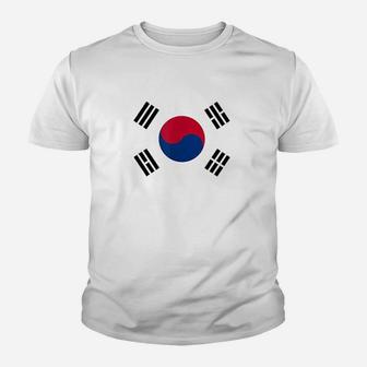 South Korean Flag Youth T-shirt | Crazezy DE