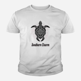 Southern Charm Turtle Youth T-shirt | Crazezy