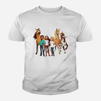 Spirit Riding Free All Character Youth T-shirt | Crazezy