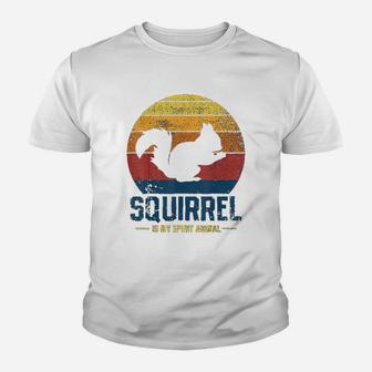 Squirrel Vintage Youth T-shirt | Crazezy AU