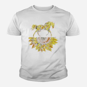 Sunflower Summer Youth T-shirt | Crazezy