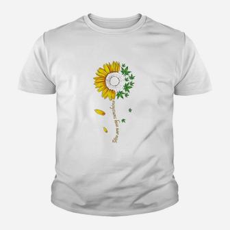 Sunflower You Are My Sunshine Youth T-shirt | Crazezy UK