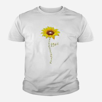 Sunshine Since 1966 5Th Birthday Gift 54 Year Old Sunflower Youth T-shirt | Crazezy DE
