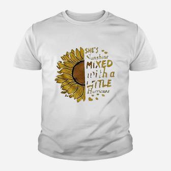 Sunshine Sunflower Youth T-shirt | Crazezy UK