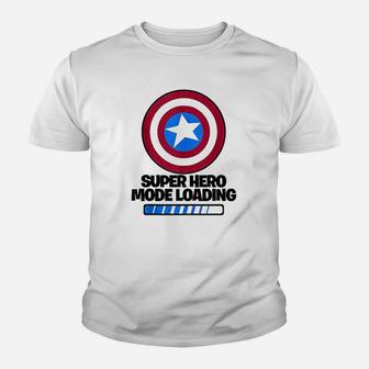 Super Hero Mode Loading Vintage Youth T-shirt | Crazezy