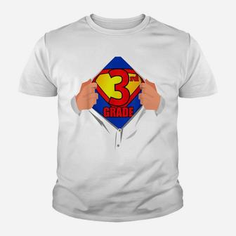 Teachers Are Superheroes 3Rd Grade Super Teacher Staff Gift Youth T-shirt | Crazezy UK