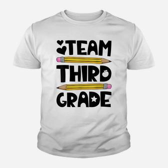 Team Third Grade Funny 3Rd Back To School Teacher Student Youth T-shirt | Crazezy