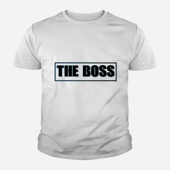 The Boss Funny Office Staff Youth T-shirt | Crazezy