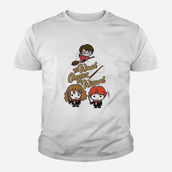 The Wand Chooses The Wizard Youth T-shirt | Crazezy AU