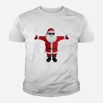 There's Some Hos In This House Christmas Funny Santa Xmas Sweatshirt Youth T-shirt | Crazezy