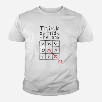 Think Out Side The Box Youth T-shirt | Crazezy