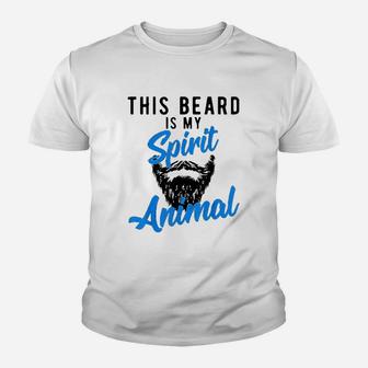This Beard Is My Spirit Animal Lumberjack Fun Youth T-shirt | Crazezy