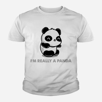 This Is My Human Costume Im Really A Panda Sweatshirt Youth T-shirt | Crazezy DE