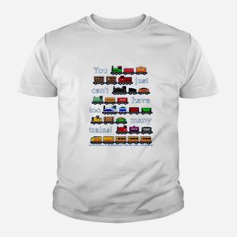 Too Many Trains Youth T-shirt | Crazezy
