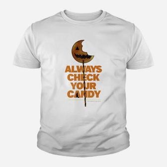 Trick ‘R Treat – Always Check Your Candy Youth T-shirt | Crazezy UK