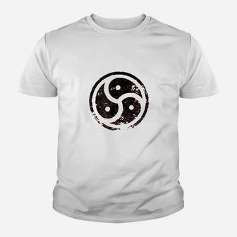 Triskelion Symbol Grunge Distressed Look Youth T-shirt | Crazezy