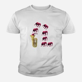 Tuba Elephant Tee Youth T-shirt - Thegiftio UK