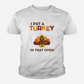 Turkey In Oven Youth T-shirt | Crazezy