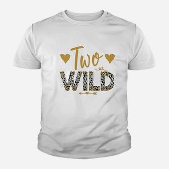 Two Wild Leopard Lover Youth T-shirt | Crazezy