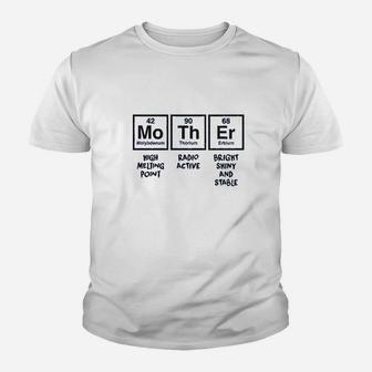 Unisex Mother Periodic Table Funny Science Mothers Day Youth T-shirt | Crazezy DE