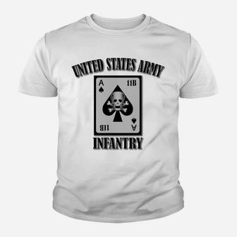US Army Infantry Back Design Youth T-shirt | Crazezy