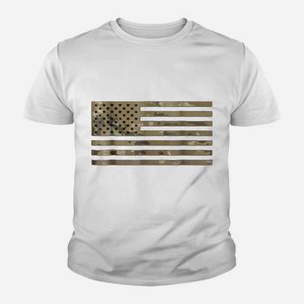 Us Flag - Usa Army, Camouflage, Camo T Shirt Youth T-shirt | Crazezy