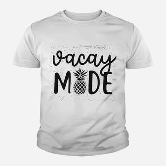 Vacay Mode Youth T-shirt | Crazezy