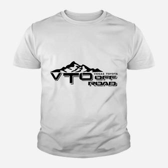 Vegas Off Road Mountains Black Print Youth T-shirt | Crazezy