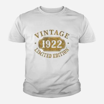 Vintage 1922 Youth T-shirt | Crazezy AU