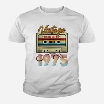 Vintage 1975 46Th Birthday Cassette Tape For Men Women B-Day Youth T-shirt | Crazezy AU