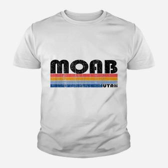 Vintage 70S 80S Style Moab, Utah Youth T-shirt | Crazezy