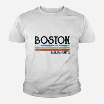 Vintage Boston Massachusetts Youth T-shirt | Crazezy CA