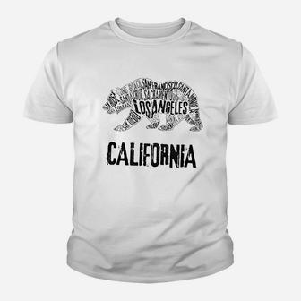Vintage Cali Bear Youth T-shirt | Crazezy UK