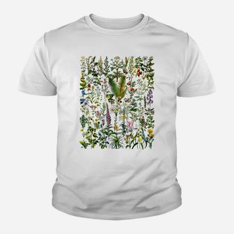 Vintage Flower Shirt, Flower Tshirt, Plant Tshirt, Gardening Youth T-shirt | Crazezy